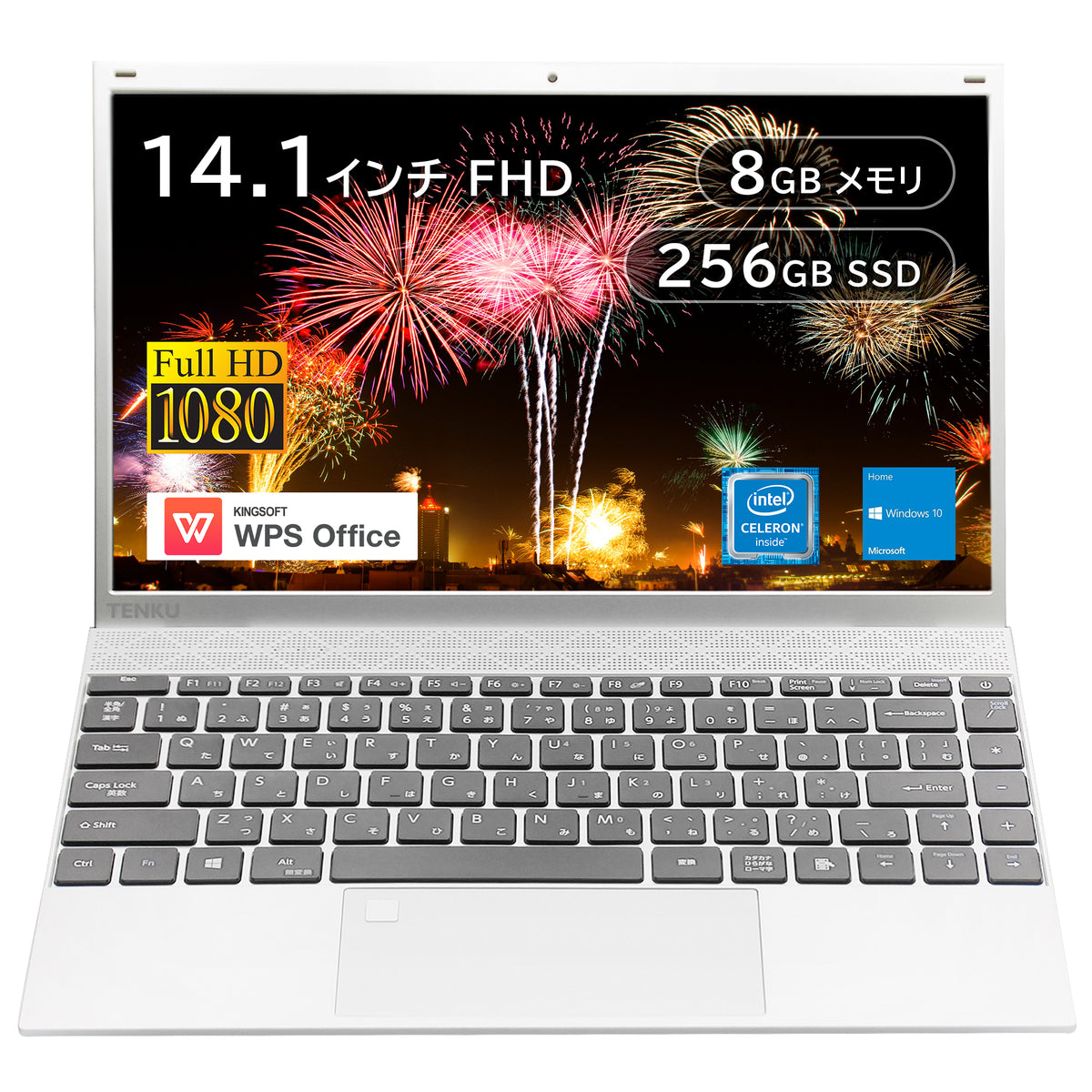 TENKU SlimBook 14（Gemini lake J4115/8GB/256GB/Windows10 Home搭載）