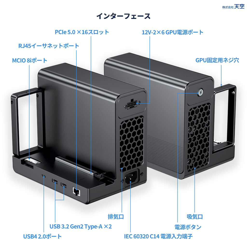 8月22日発売>GPD G2 ポータブルeGPUドック 国内正規版 外付けGPU/MCIO 8i/USB4 v2.0両対応 – GPDダイレクト