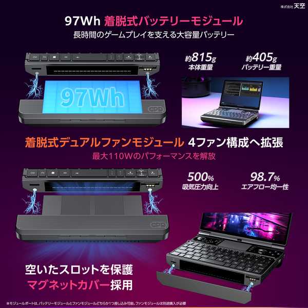 【先行予約/12月25日発売】GPD WIN Max 3（Ryzen Max+ 395/388）国内正規版