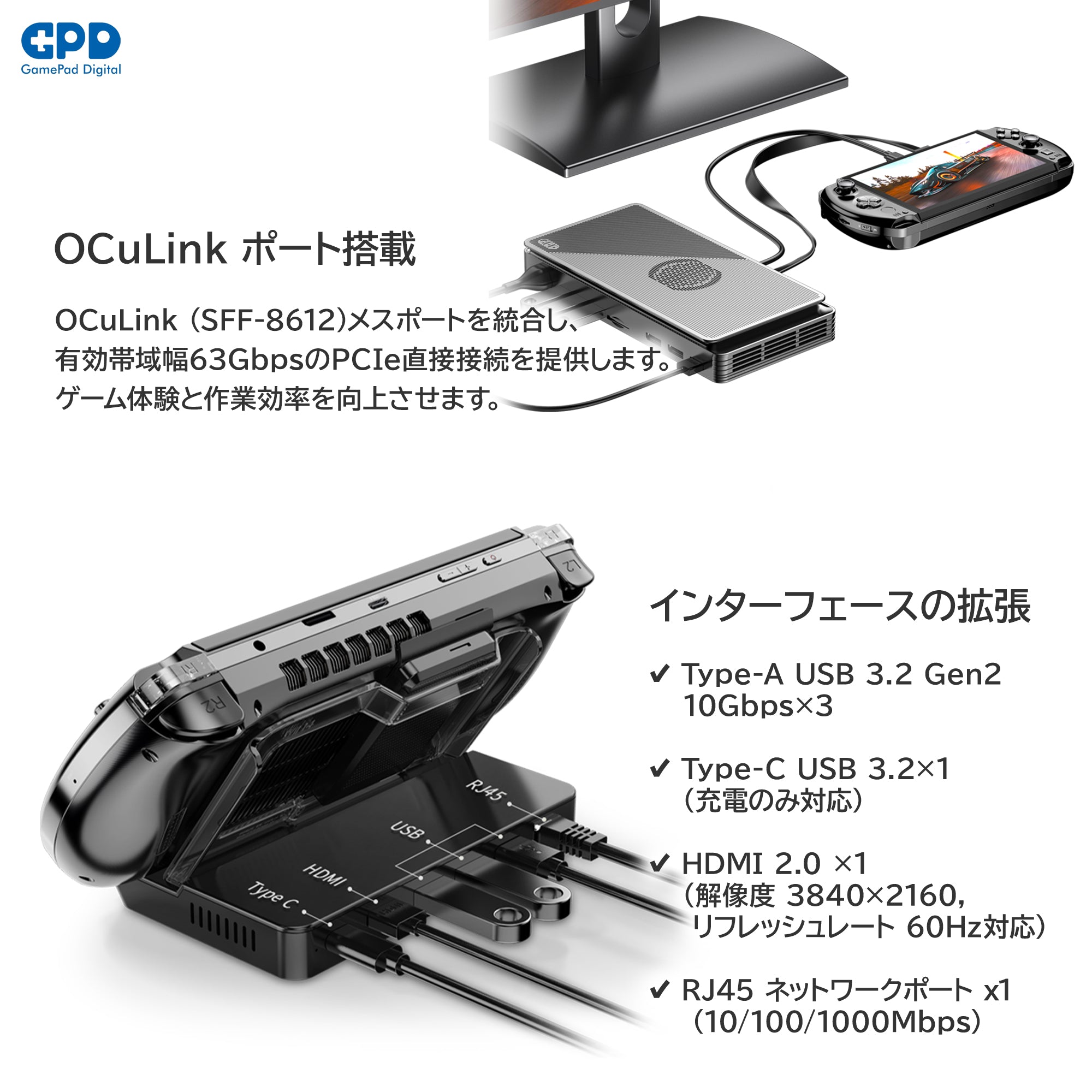 GPD WIN4 2024（Ryzen 7 8840U）国内正規版 – GPDダイレクト