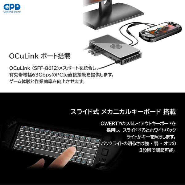 GPD WIN4 2025（Ryzen 8840U/Ryzen AI 9 HX 370）国内正規版