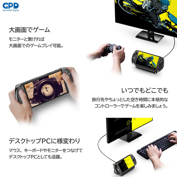 GPD WIN4 2025（Ryzen 8840U/Ryzen AI 9 HX 370）国内正規版