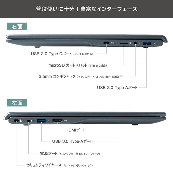 【TGS2024 出展記念セール】TENKU ComfortBook15（Celeron N5100/8GB/256GB）国内正規版