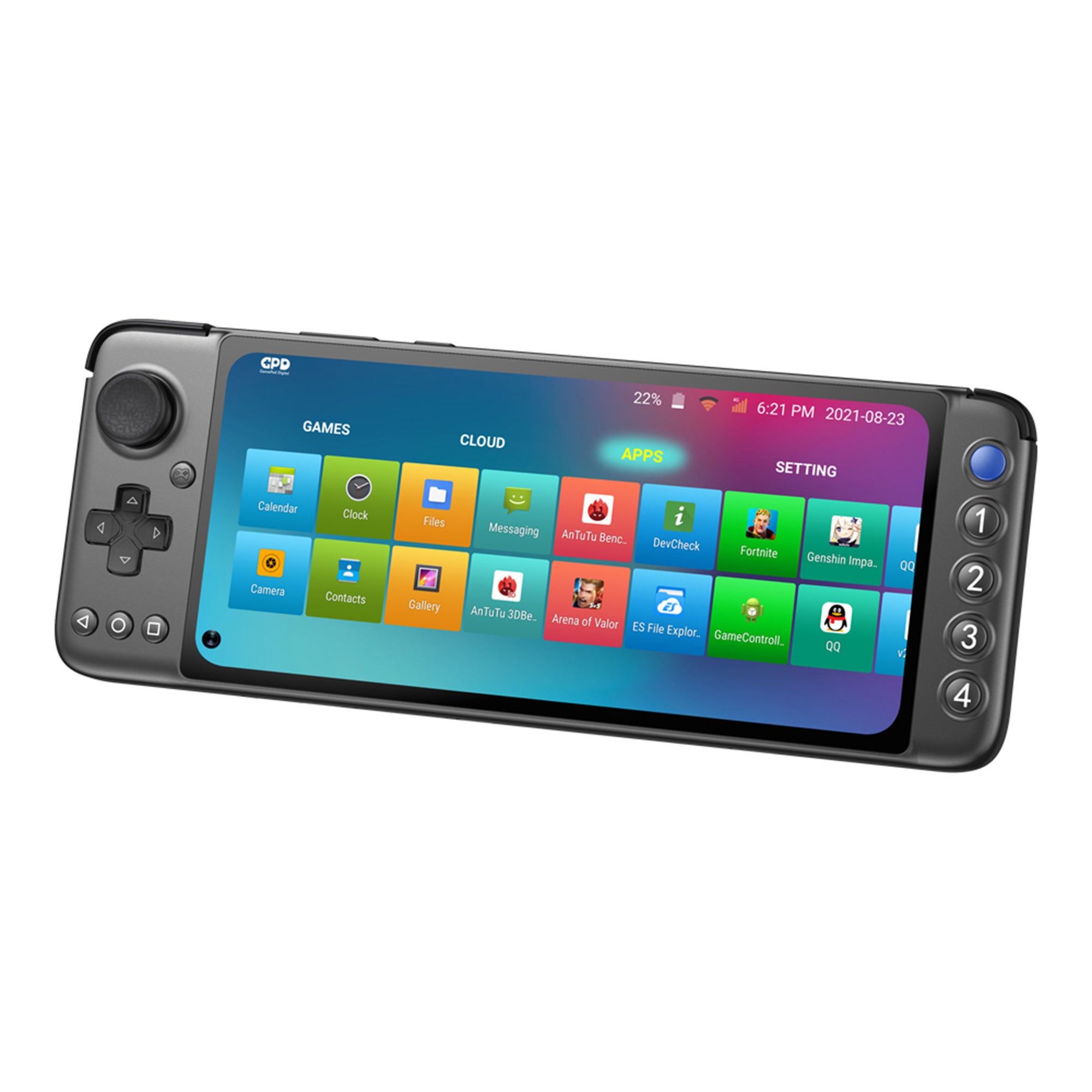 GPD XP Plus Androidゲーム機（Android11/MediaTekDimensity 1200/6GB ...